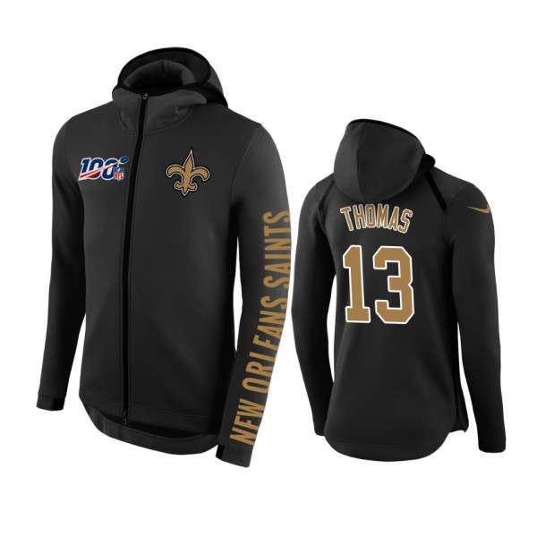 New Orleans Saints #13 Michael Thomas Black NFL 100th Anniversary Hoodie - Men