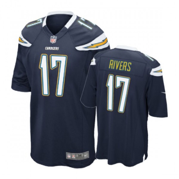 Los Angeles Chargers #17 Philip Rivers Navy Nike G...