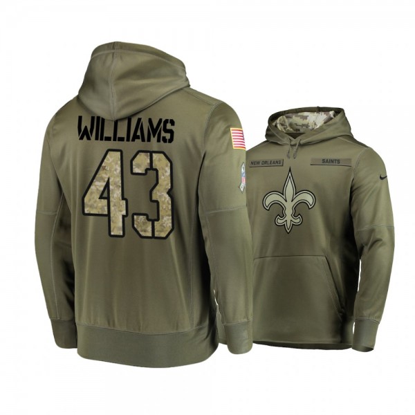 New Orleans Saints Marcus Williams Olive 2018 Salu...