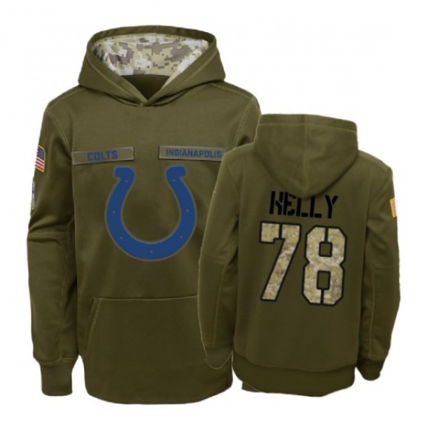 Indianapolis Colts Ryan Kelly Olive 2018 Salute To...