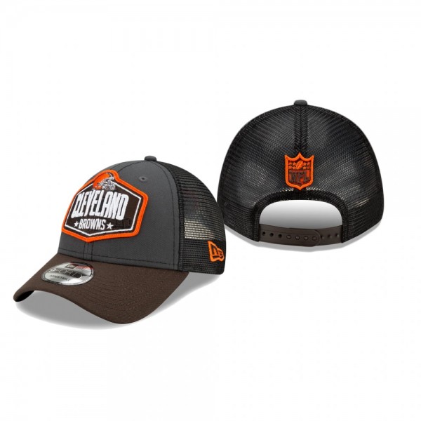 Cleveland Browns Graphite Brown 2021 NFL Draft 9FO...