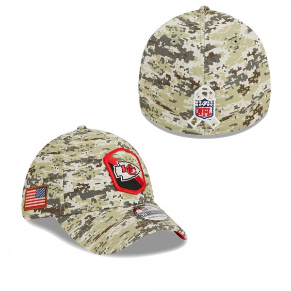 Men's Kansas City Chiefs Camo 2023 NFL Salute To S...