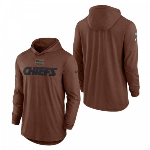 Men's Kansas City Chiefs Brown 2023 NFL Salute To ...