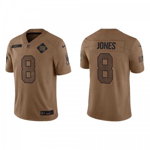 Men's New York Giants Daniel Jones Brown 2023 NFL ...