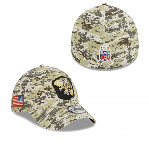 Men's New Orleans Saints Camo 2023 NFL Salute To S...