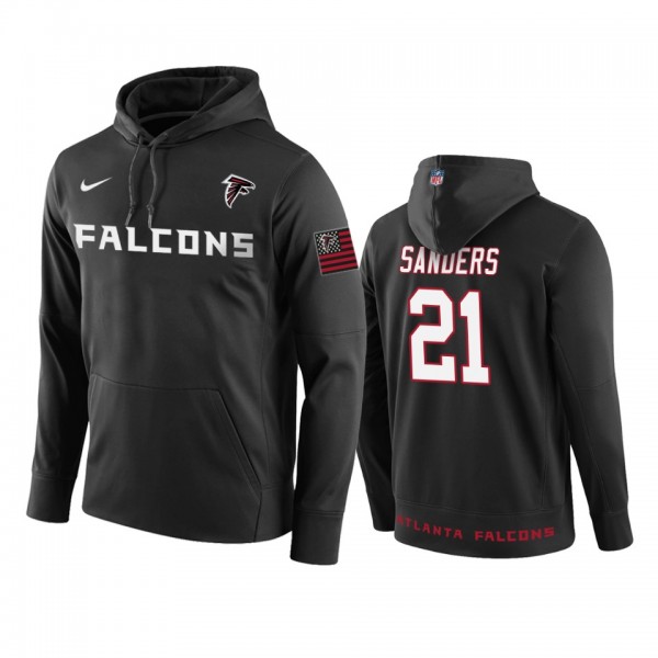 Atlanta Falcons #21 Deion Sanders Black Circuit Wo...