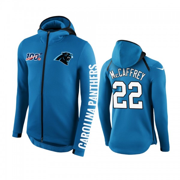 Carolina Panthers #22 Christian McCaffrey Blue NFL...
