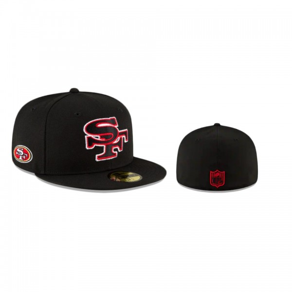 San Francisco 49ers Black Logo Mix 59Fifty Fitted ...