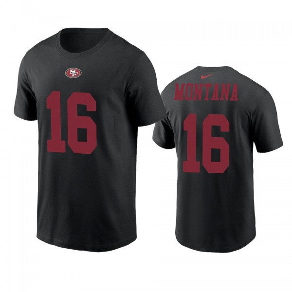 San Francisco 49ers Joe Montana Black 75th Anniver...