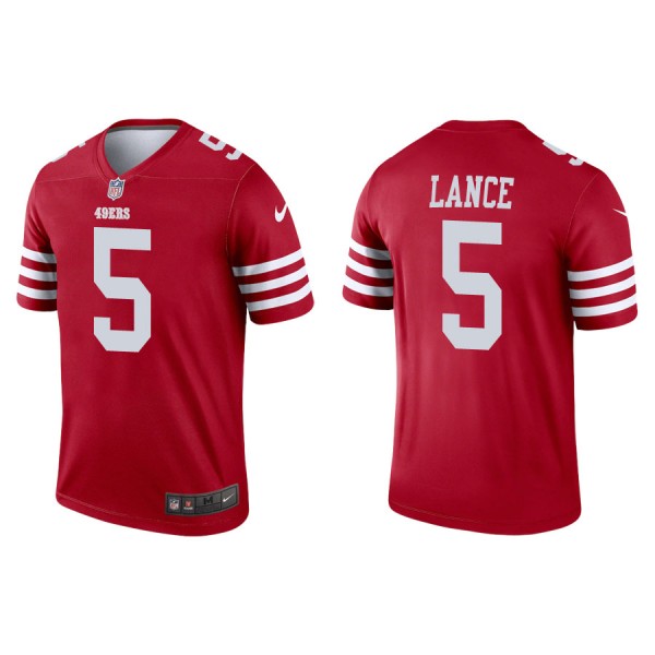 Trey Lance San Francisco 49ers Men's Legend Scarle...