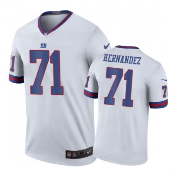 New York Giants #71 Will Hernandez Nike color rush...
