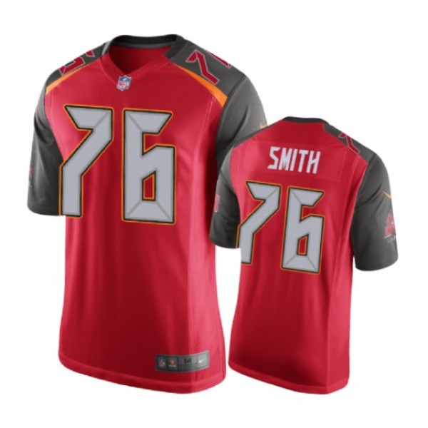 Tampa Bay Buccaneers #76 Donovan Smith Red Nike Ga...