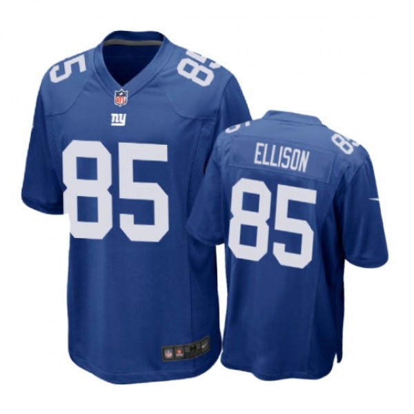 New York Giants #85 Rhett Ellison Royal Nike Game ...