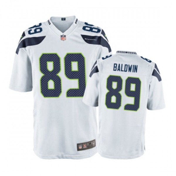Seattle Seahawks #89 Doug Baldwin White Nike Game Jersey - Men's