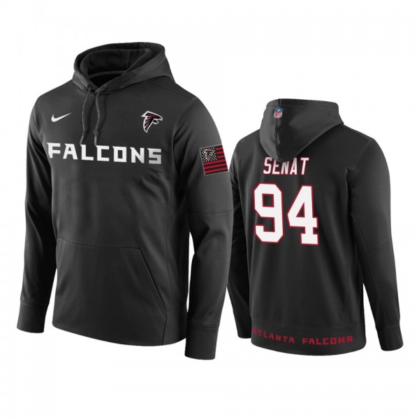 Atlanta Falcons #94 Deadrin Senat Black Circuit Wo...