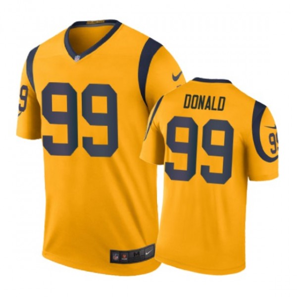 Los Angeles Rams #99 Aaron Donald Nike color rush ...