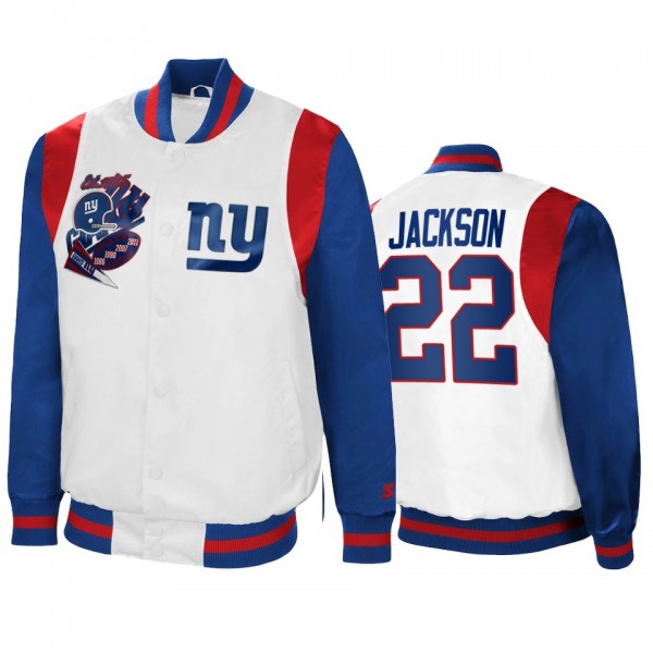 New York Giants Adoree' Jackson White Royal Retro ...