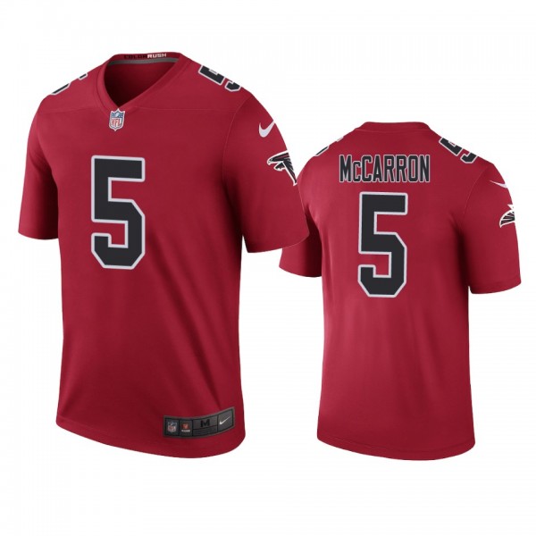 Atlanta Falcons AJ McCarron Red Color Rush Legend ...