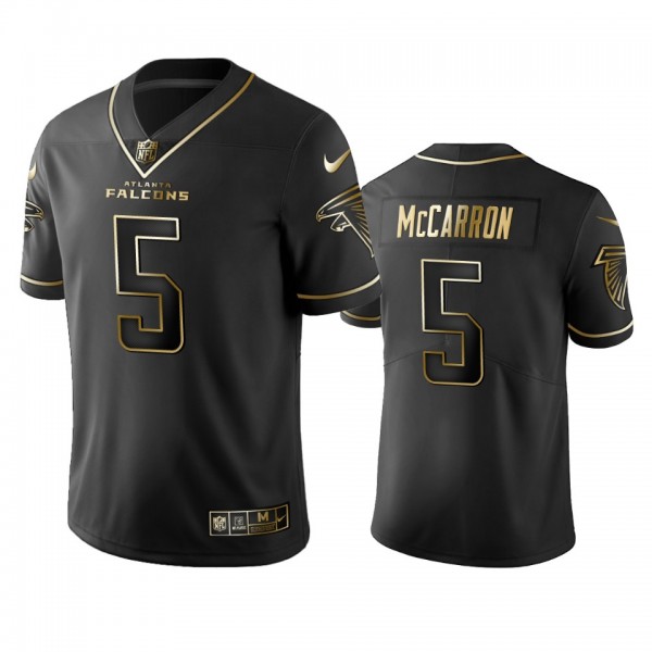 AJ McCarron Falcons Black Golden Edition Vapor Lim...