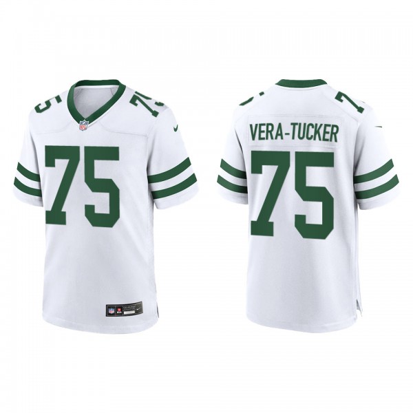 Alijah Vera-Tucker Men's New York Jets White Legac...