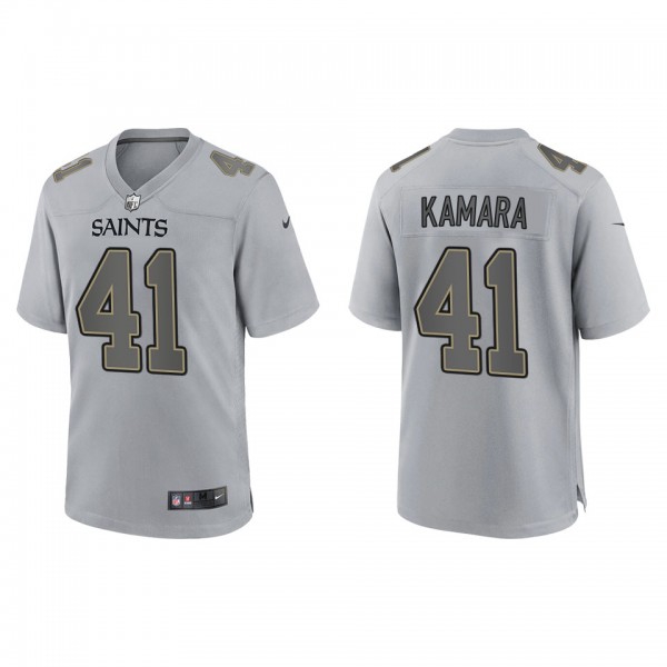 Alvin Kamara New Orleans Saints Gray Atmosphere Fa...