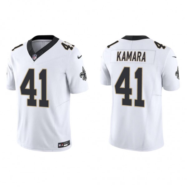 Men's New Orleans Saints Alvin Kamara White Vapor ...