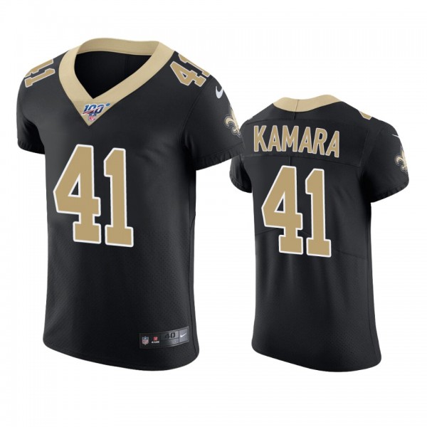 New Orleans Saints Alvin Kamara Black 100th Season...