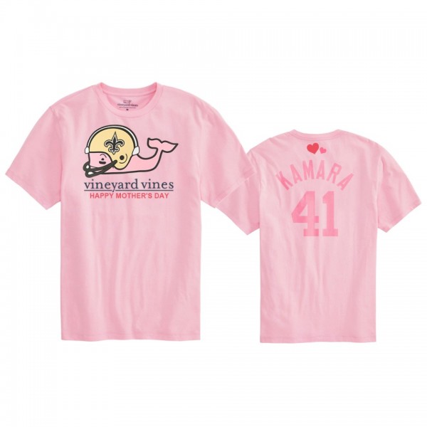 Women's New Orleans Saints Alvin Kamara Pink Mothe...