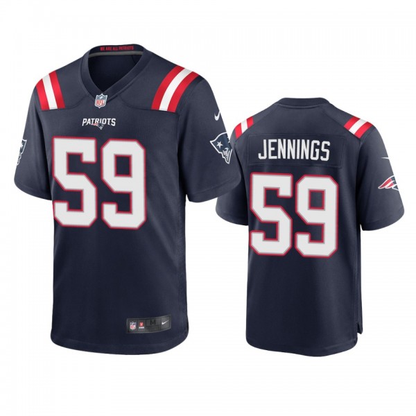 New England Patriots Anfernee Jennings Navy Game J...