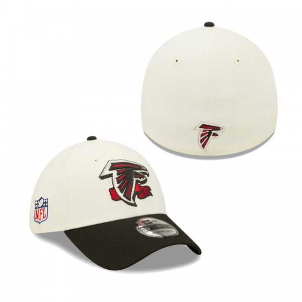 Men's Atlanta Falcons Cream Black 2022 Sideline 39...