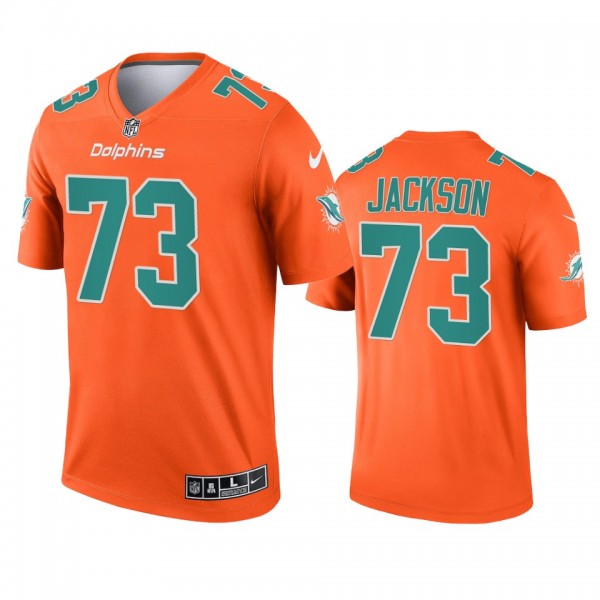 Miami Dolphins Austin Jackson Orange 2021 Inverted Legend Jersey