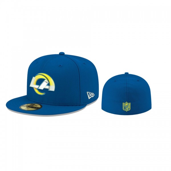 Los Angeles Rams Royal Basic Replica 59FIFTY Fitte...