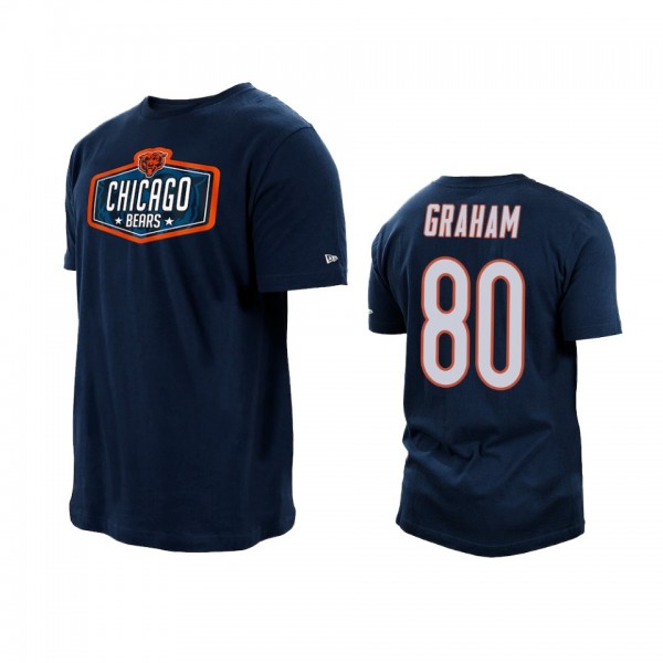 Chicago Bears Jimmy Graham Navy 2021 NFL Draft Hoo...