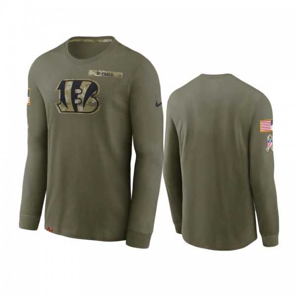 Cincinnati Bengals Olive 2021 Salute To Service Pe...