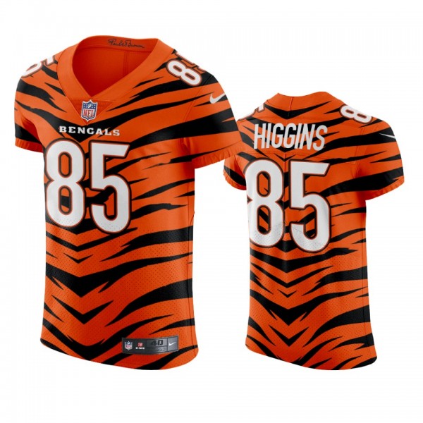 Cincinnati Bengals Tee Higgins 2021-22 Orange City...