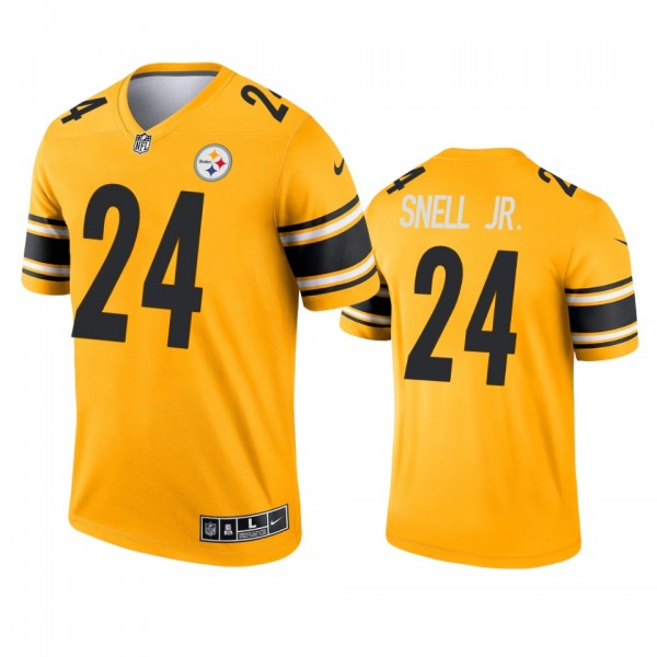 Pittsburgh Steelers Benny Snell Jr. Gold 2021 Inve...