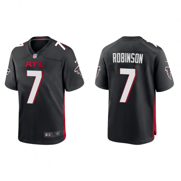 Men's Atlanta Falcons Bijan Robinson Black 2023 NFL Draft Jersey