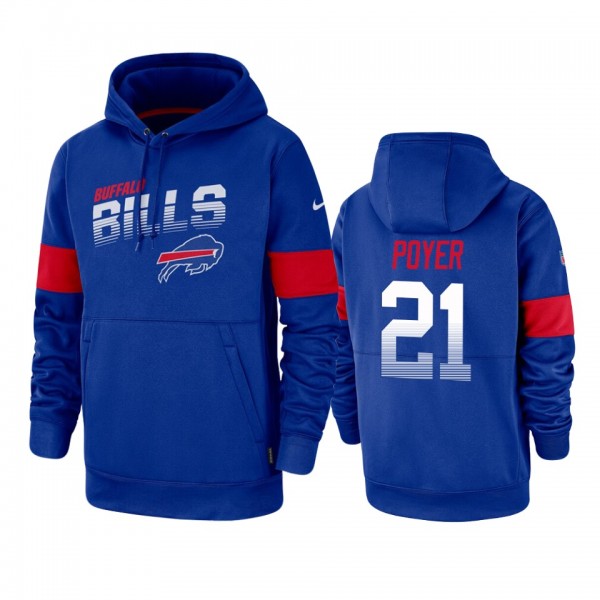 Buffalo Bills Jordan Poyer Royal 100th Season Side...