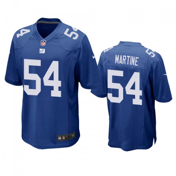 New York Giants Blake Martinez Royal Game Jersey