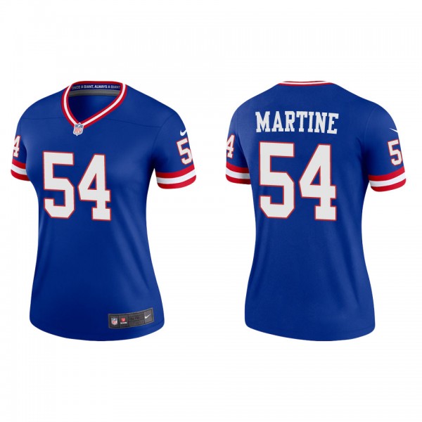 Blake Martinez Women's Giants Royal Classic Legend...