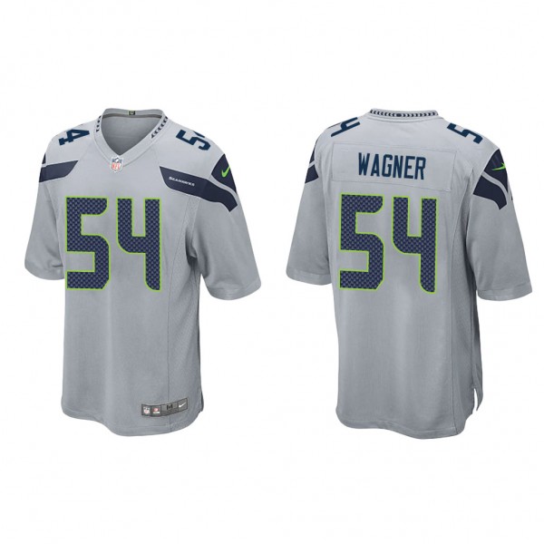 Men's Bobby Wagner Seattle Seahawks Gray Game Jers...