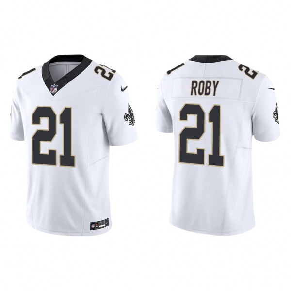 Men's New Orleans Saints Bradley Roby White Vapor ...