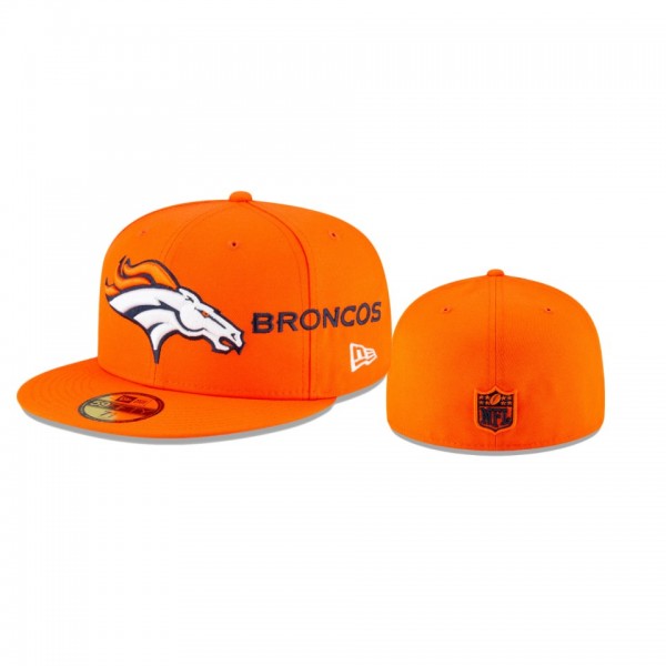 Denver Broncos Orange Doubled 59FIFTY Fitted Hat