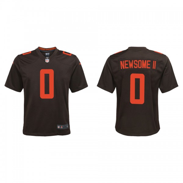 Youth Cleveland Browns Greg Newsome II Brown Alter...