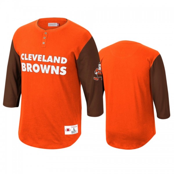Cleveland Browns Mitchell & Ness Orange Franch...
