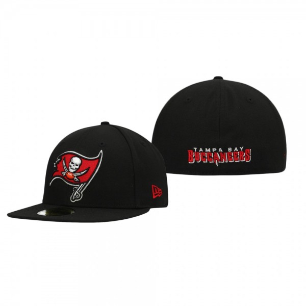 Tampa Bay Buccaneers Black Omaha Primary Logo 59FI...