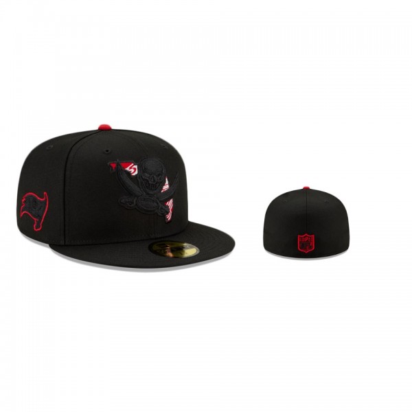 Tampa Bay Buccaneers Black State Logo Reflect 59Fi...