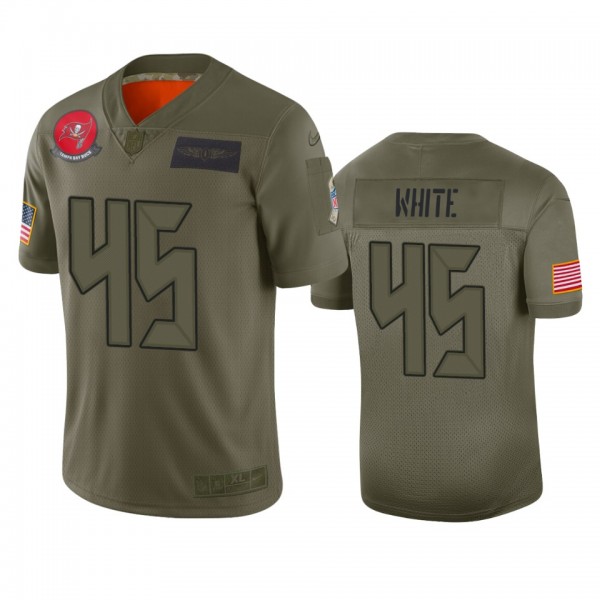 Tampa Bay Buccaneers Devin White Camo 2019 Salute to Service Limited Jersey