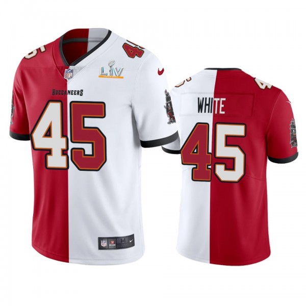 Tampa Bay Buccaneers Devin White Red White Super B...