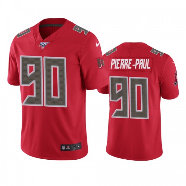 Tampa Bay Buccaneers Jason Pierre-Paul Red 100th S...